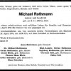 Rothmann Michael 1888-1974 Todesanzeige